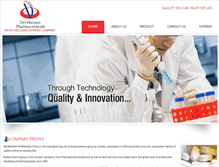 Tablet Screenshot of devbhoomipharmaceuticals.com